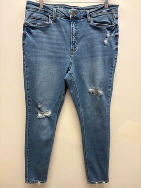 4 for $25 💙 a.n.a. High Rise Distressed Jeggings Size 16 💙